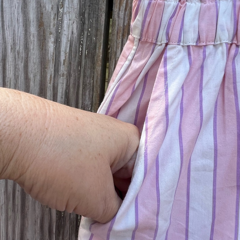 LOFT SLEEP Pink White Stripe Pajama Sleep Shorts Women’s Small - Picture 3 of 6